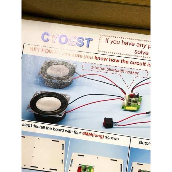 CYOEST STEM Kit for Kids & Adults Bluetooth Speaker Stem Kit - Picture 9 of 11